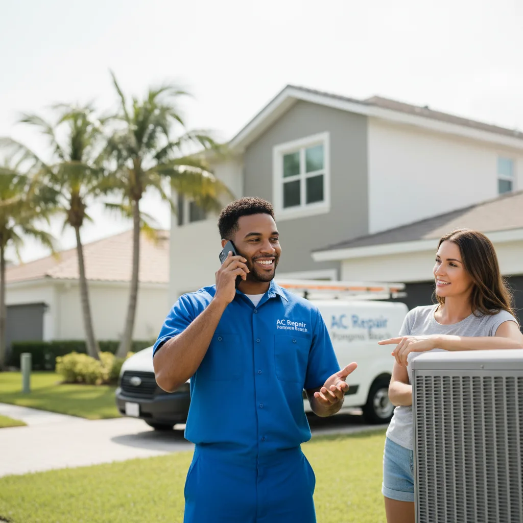 AC Repair Pompano Beach customer support in Hicksville